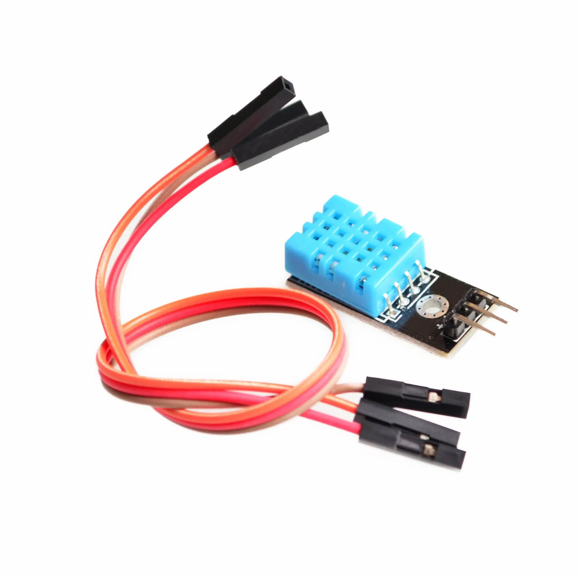 

Модуль датчика температуры и влажности DHT11, DIY набор с кабелем для Arduino
