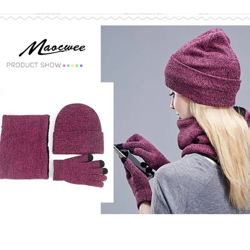 Рисунок 2 - зимние мужские и женские вязаные шапочки