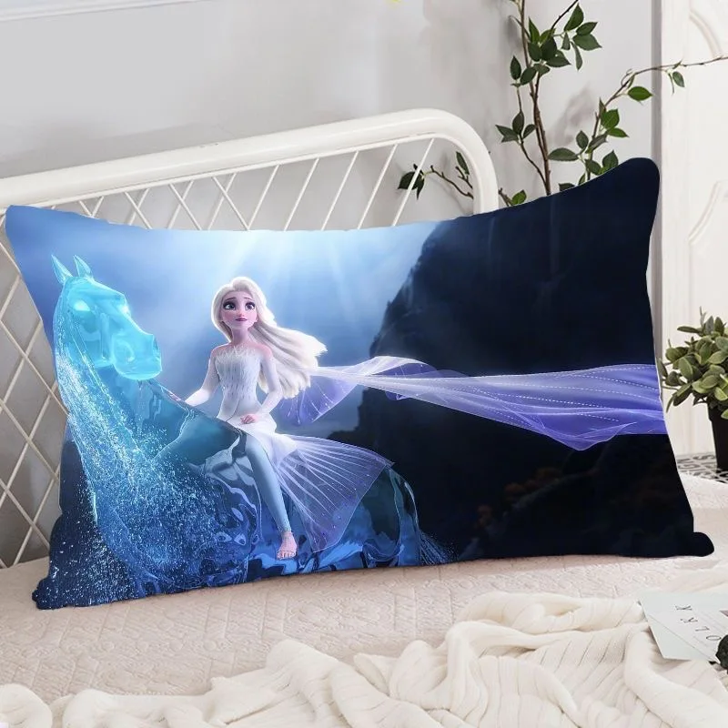 

Disney Frozen Elsa Pillow Case Cushion Cover Children Baby Girl Couple Pillow Cover Decorative Pillows Case 40x65 cm
