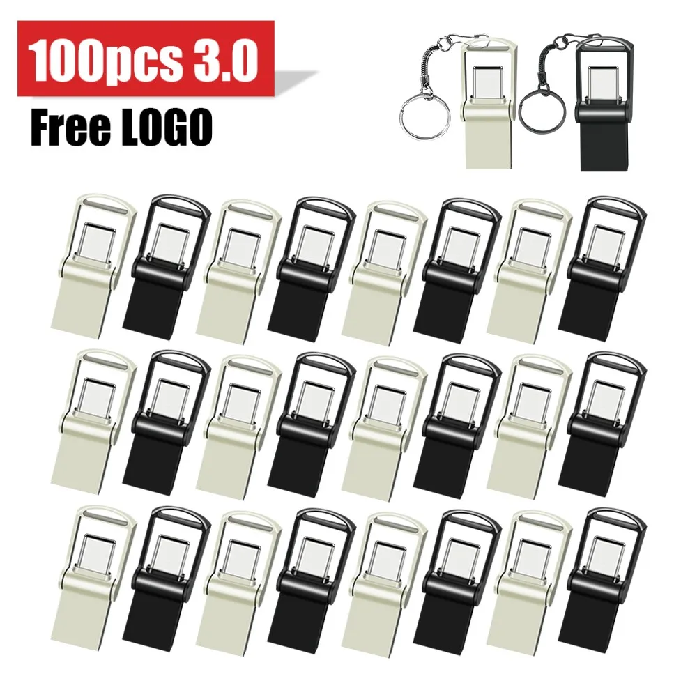 

100 шт., 2 в 1, OTG USB 3,0 и usb-C флэш-накопитель, флэш-накопитель USB 128, флэш-диск ГБ, 64 ГБ, 32 ГБ, Type C