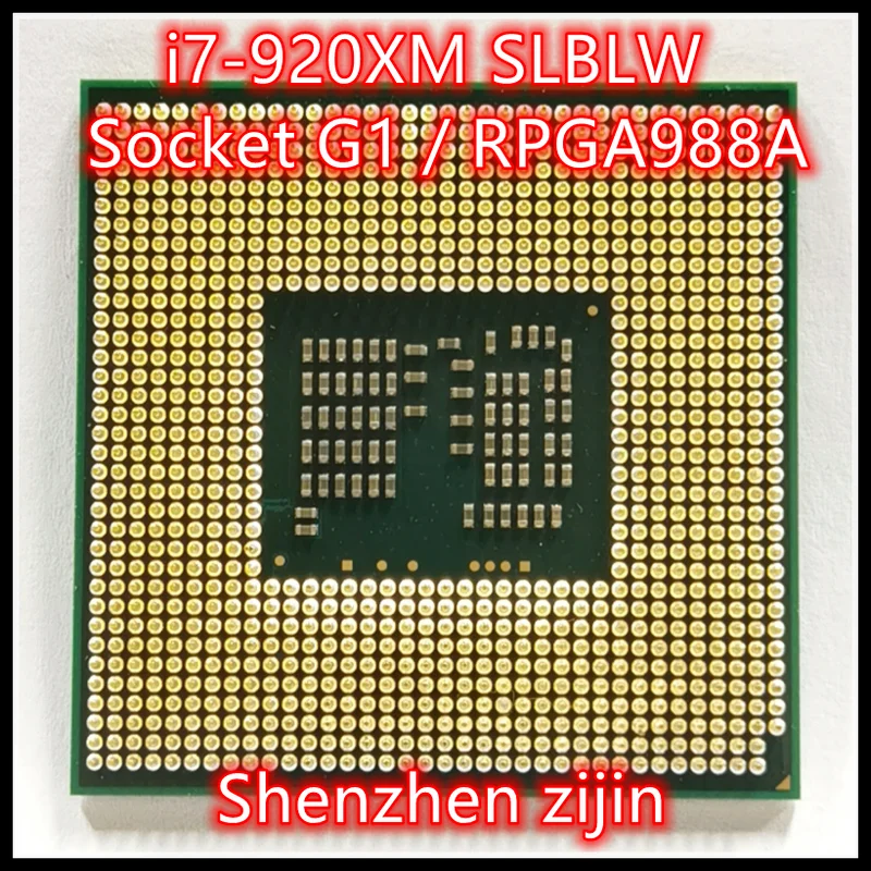 I7-920XM i7 920XM 2 0 ГГц четырехъядерный восьмипоточный ЦПУ процессор 8M 55 Вт Разъем G1 | Компьютерные кабели и разъемы -1005002290002975