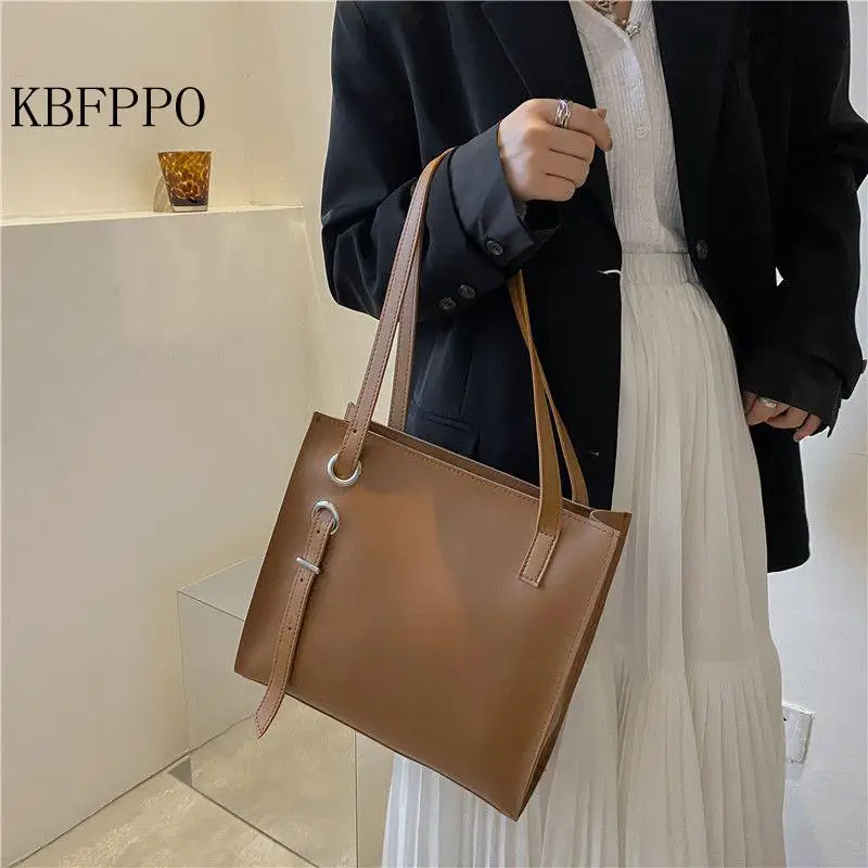 

Large-capacity Bag Women's Bag 2023 Brand New Simple Square Luxury Double Strap Shoulder Bag Woman Casual Bag Tote Bag