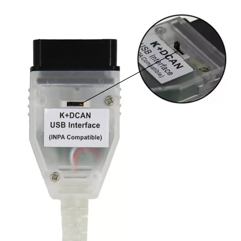 Полный чип лучшего качества для BMW INPA K DCAN + CAN FTDI USB диагностический интерфейс