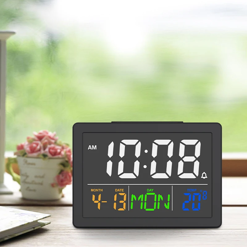 

Led Alarm Clock Table Digital Clocks Despertador 8 Option Music Alarm Sounds Usb/aaa Powered Electronic Desktop Clock