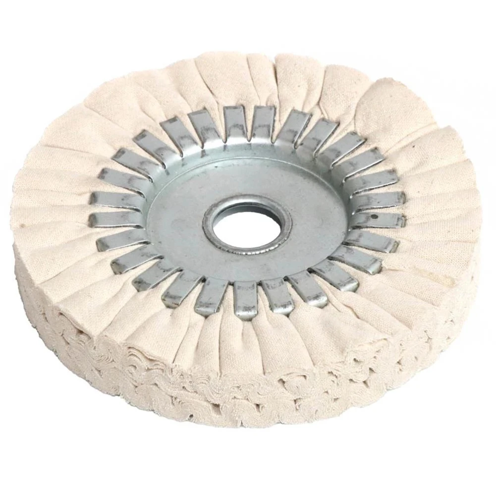 

6inch 150mm Cotton Airway Cloth Buffing Wheel Polishing Pad Wheel Polishing Buffs Wheel For Metal Wood Bore Diameter 22mm/14mm