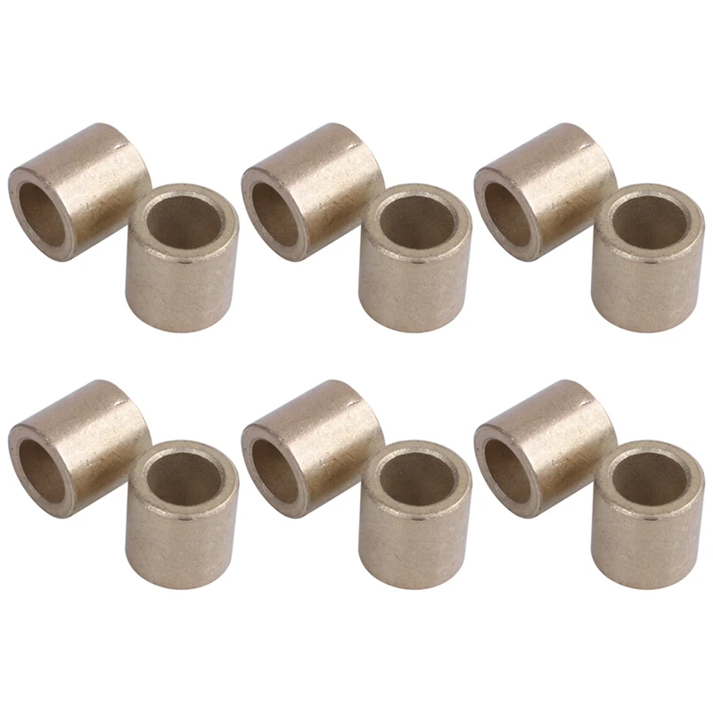 

12 Pieces Of Oil-Immersed Sintered Bronze Bushing Bearing Sleeve 8X12x12mm