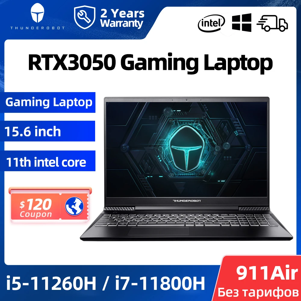 911Air i7-11800H RTX3050 игровой ноутбук i5-11260H 15 6 "ноутбук ноутбуки Игровые 2 года гарантии