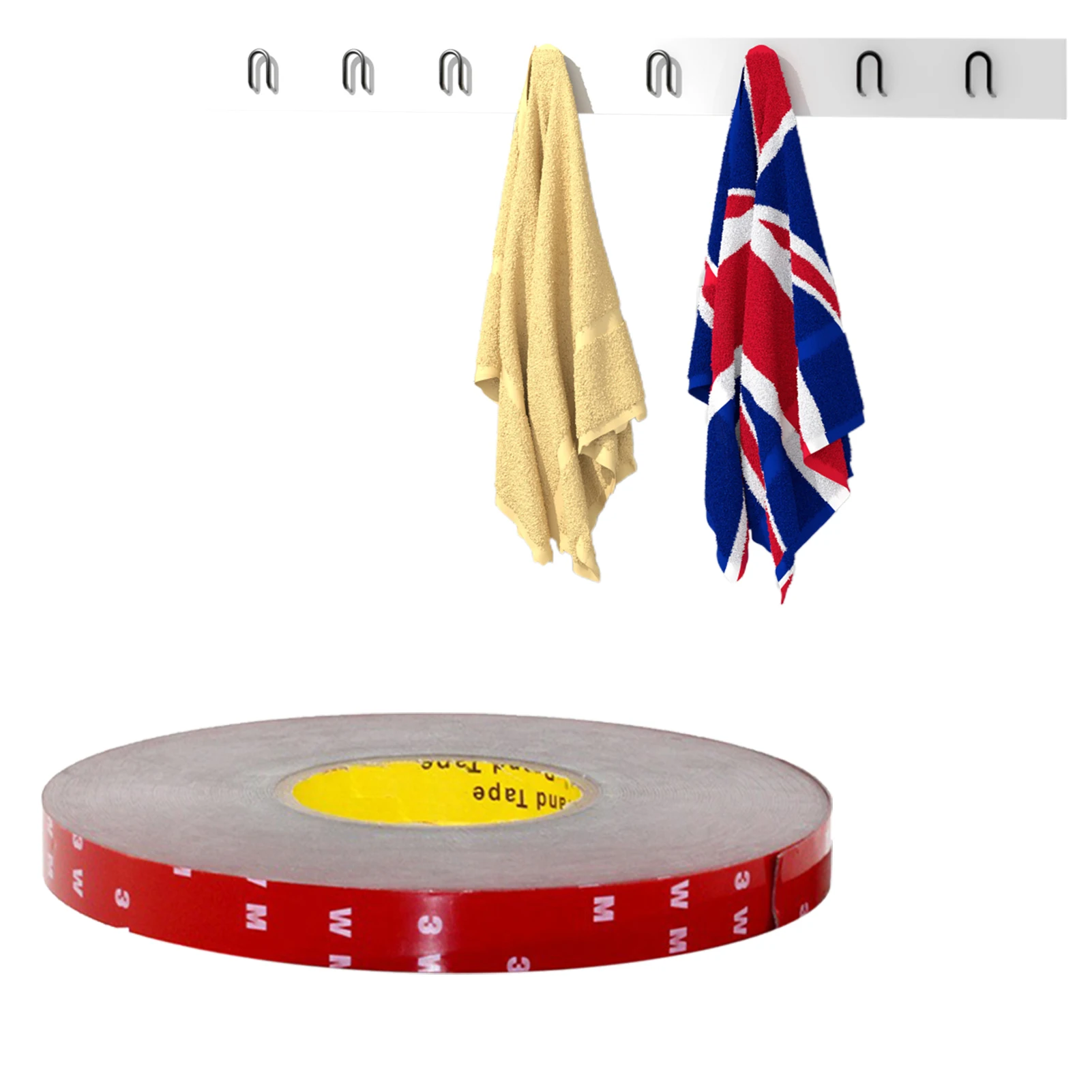 

0.8mm Thickness Double Side Adhesive High-temperature Resistant Adhesive Tape Waterproof Foam Tape For Fixing Mounting Pad Easy