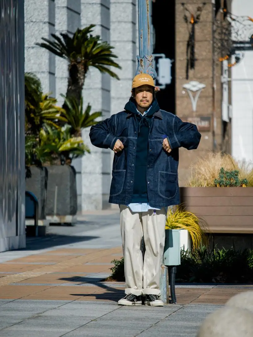 Оригинал! Заказы экспортируемые в Японию. Джинсовая полевая куртка Purple Label 24ss с