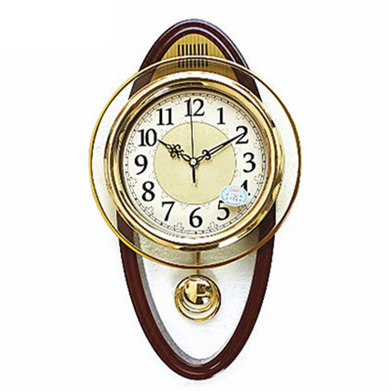 

3d-часы-качели, Большие зеркальные настенные Роскошные винтажные потертые шикарные бесшумные часы, часы с механизмом, золотые настенные час...