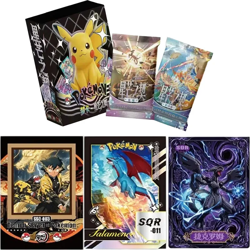 Фото Новые коллекционные карты Pokémon Dream Collection Vol.2, совместная серия с Hatsune Demon Slayer, коллекционная карта, подарочный набор с высокой ценностью, игрушка №1