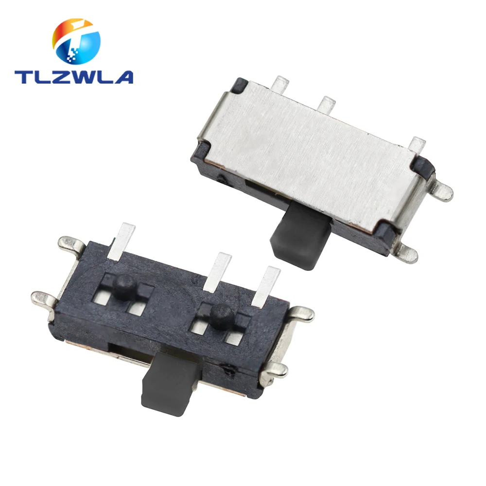 

50 шт. мини-7-контактный вкл./выкл. 1P2T SPDT MSK-12C02 SMD тумблер ползунка для MP3 MP4