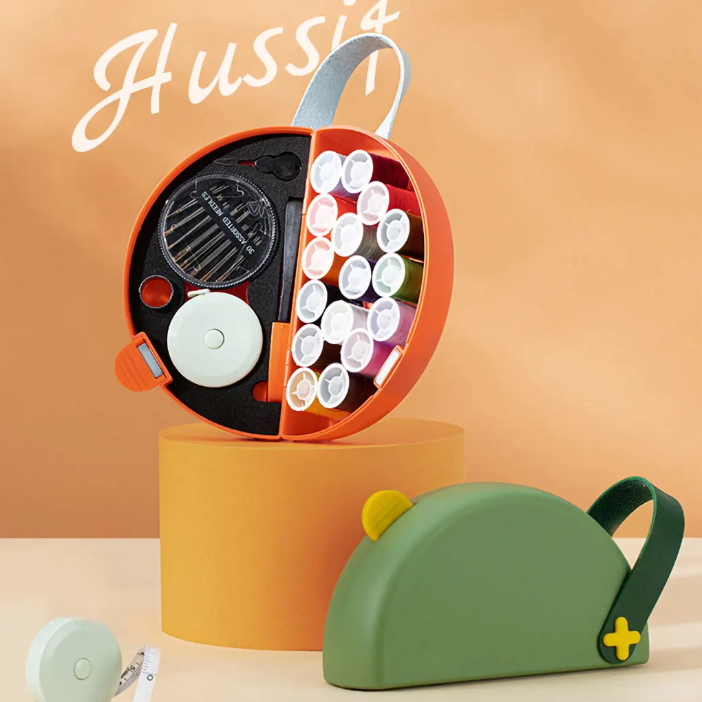 

Mini Sewing Tool Box Knitting Threads Storage Case Art Kit Container Spools Combination Organizer Home Accessories