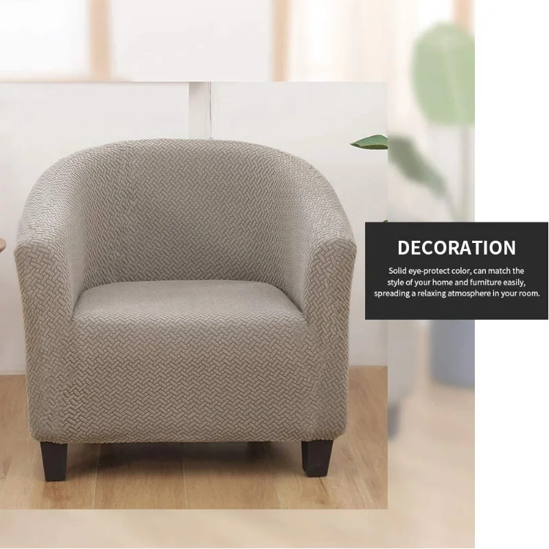 

Single Person Sofa Card Seat Cover All-inclusive Chair Cover Home Fabric Dust Cover Hotel Antifouling Cover Elastic Sofa Cover