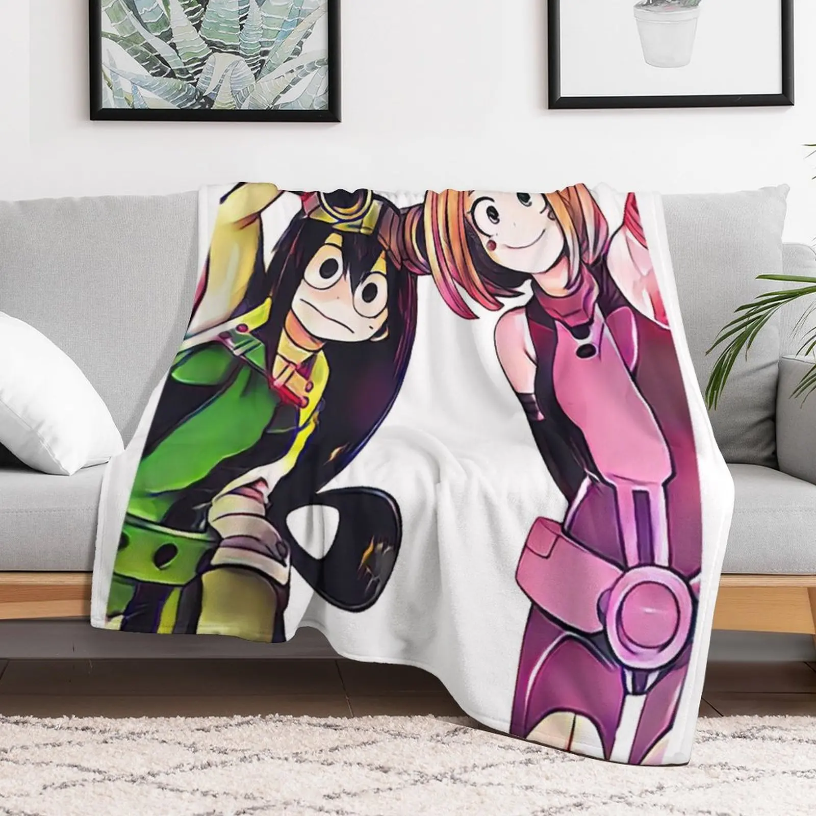 Одеяло Tsu and Ochako Мягкие большие роскошные дизайнерские одеяла