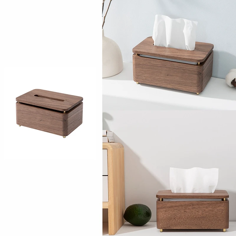 

Кофейный столик для спальни, коробка из ореховой ткани, обеденный стол, Настольная коробка, простой декор для гостиной, коробка для хранения...