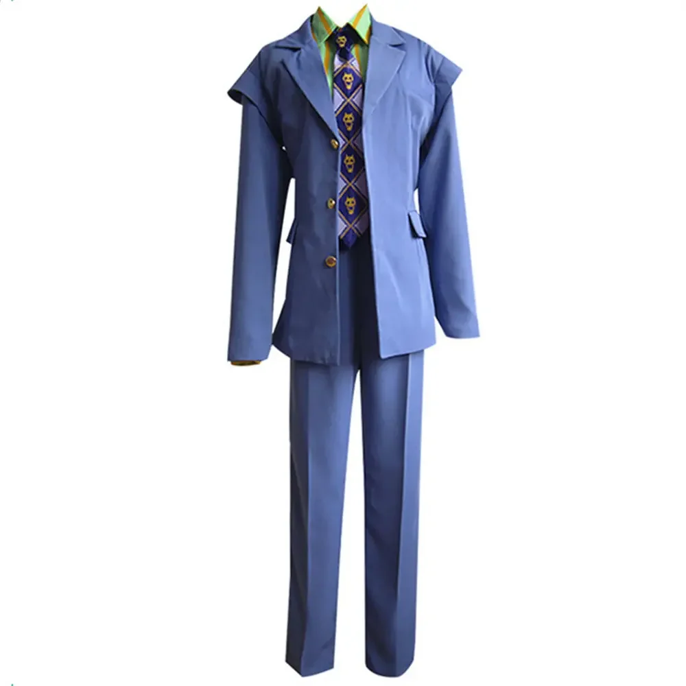 Кира Йошикаге Косплей Костюм Взрослые Мужские Рубашки Брюки Пальто Униформа
