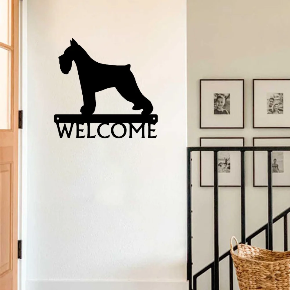 Наклейка металлическая на стену стикер в форме приветственного знака Декор