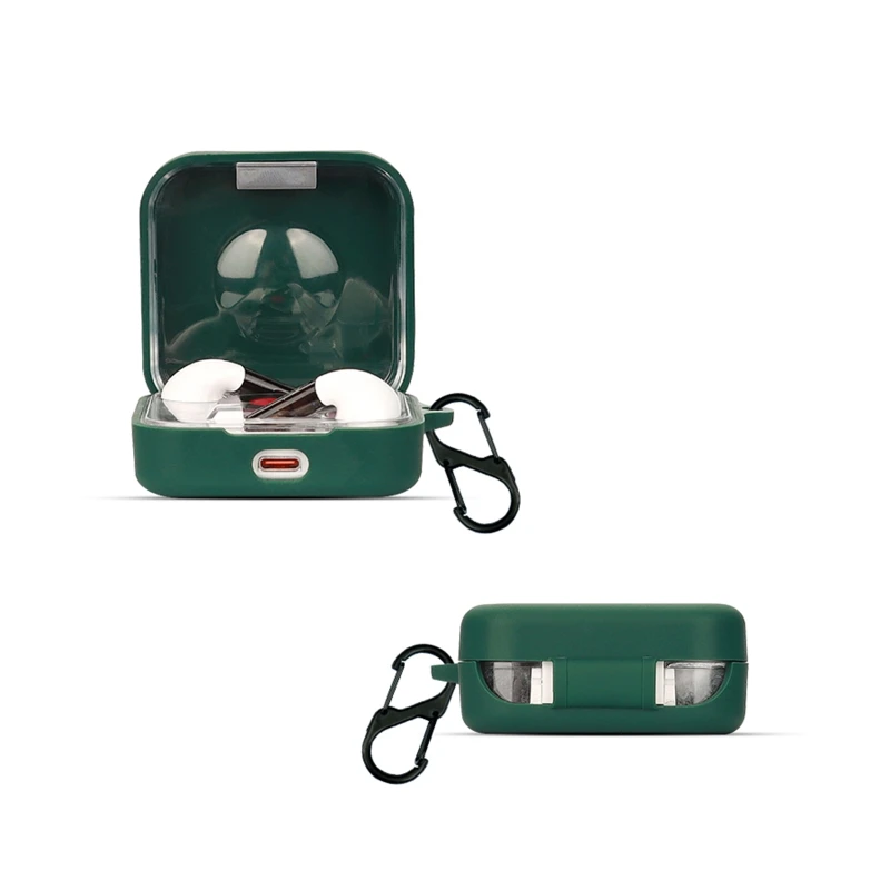 

Противоударный чехол, совместимый с наушниками Monster Airmars XKT01, водонепроницаемый чехол, моющийся силиконовый чехол, нескользящий рукав K5DB