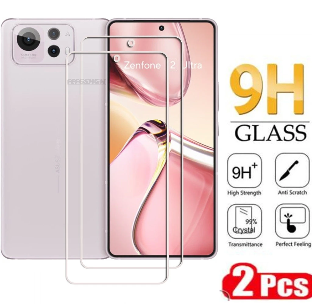 Фото 2 шт. защитного стекла для ASUS Zenfone 12 Ultra 11 10 ROG Phone 9 FE 8 Pro 7 Ultimate 6 6D 5 5S 3 2, защитная пленка для экрана №1