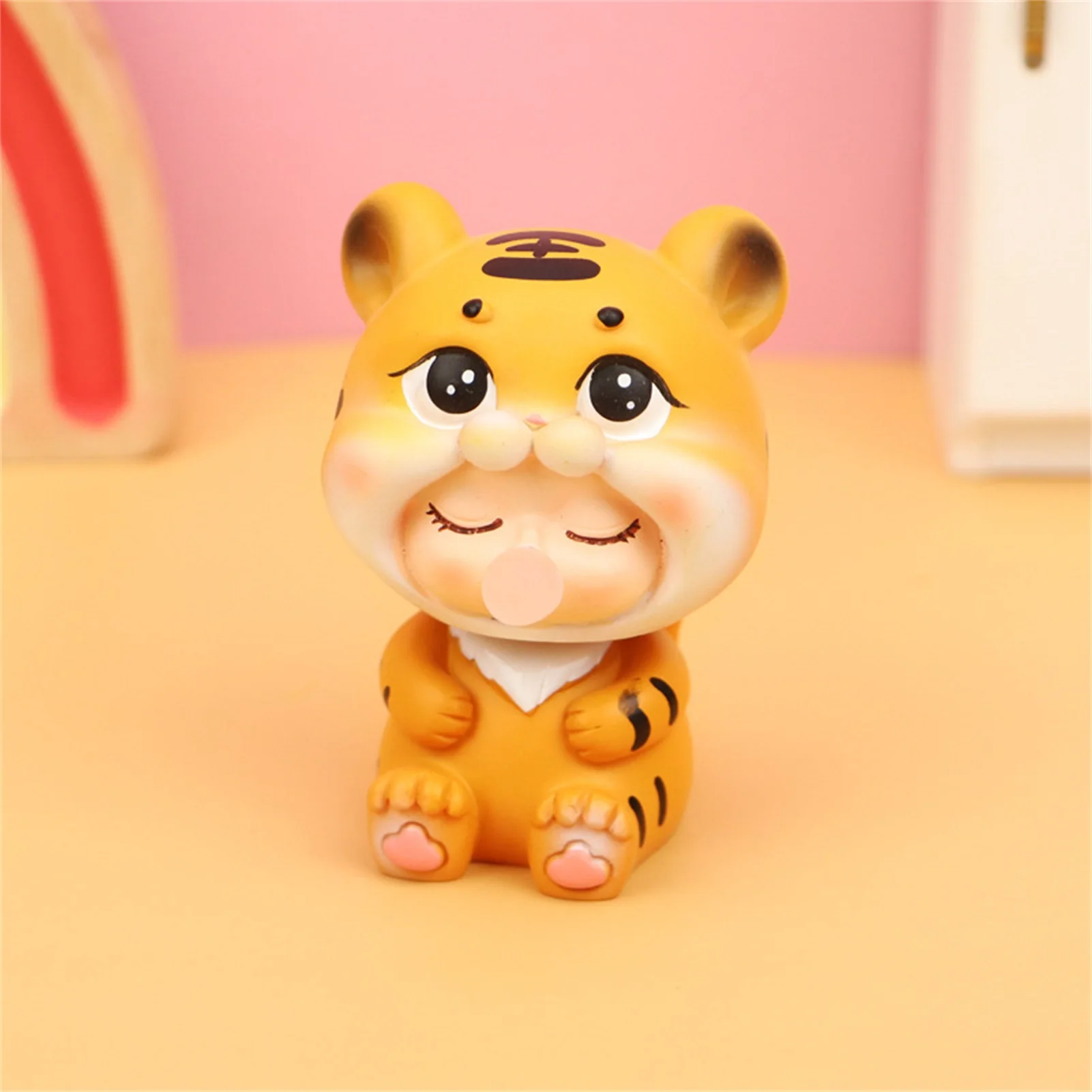2022 Bobbleheads Тигр Bobble Head фигурки хорошего богатства Декор Автомобиль Bobblehead