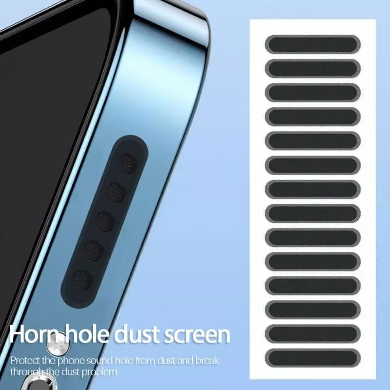 

Phone Dustproof Net Soft And Thin Stickers Speaker Dustproof Mesh Sticker For IPhone 13/12/12 Pro Max