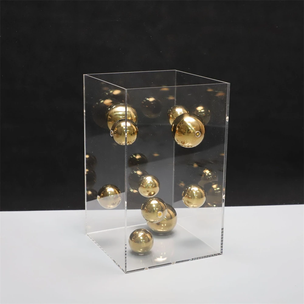 Acrylic Ornaments Everlasting Unique Hand-made High Quality Durable Gift Ideas Metal Ball Complicated Creative Design