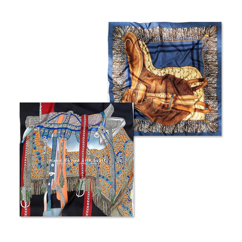 Дизайнерская шелковая искусственная кожа для женщин роскошный женский шарф