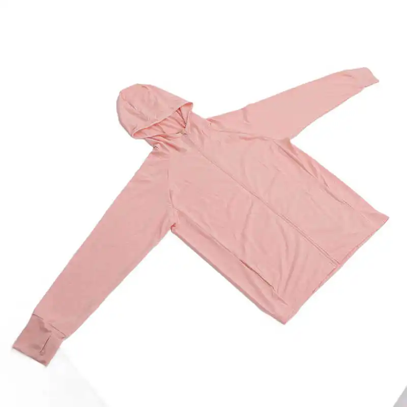 

Sun Protection Hoodie Jacket Pink UV Protection Jacket for Women For Summer