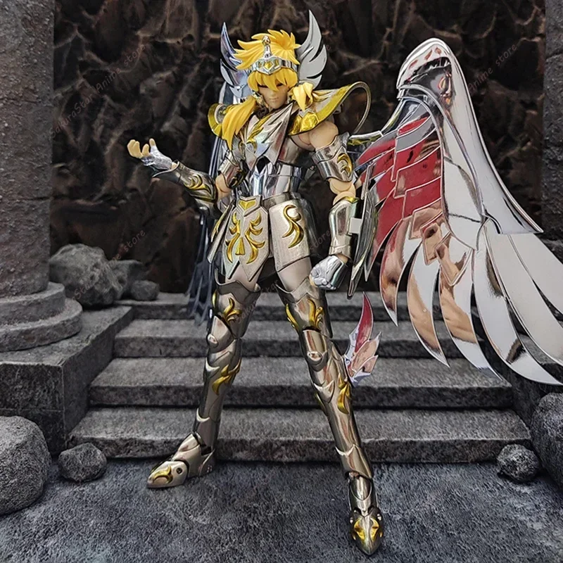Фото В наличии: Модель ST Saint Seiya Myth Cloth EX Cygnus Hyoga SOG, металлическая броня, фигурка рыцаря Зодиака, модель. №4