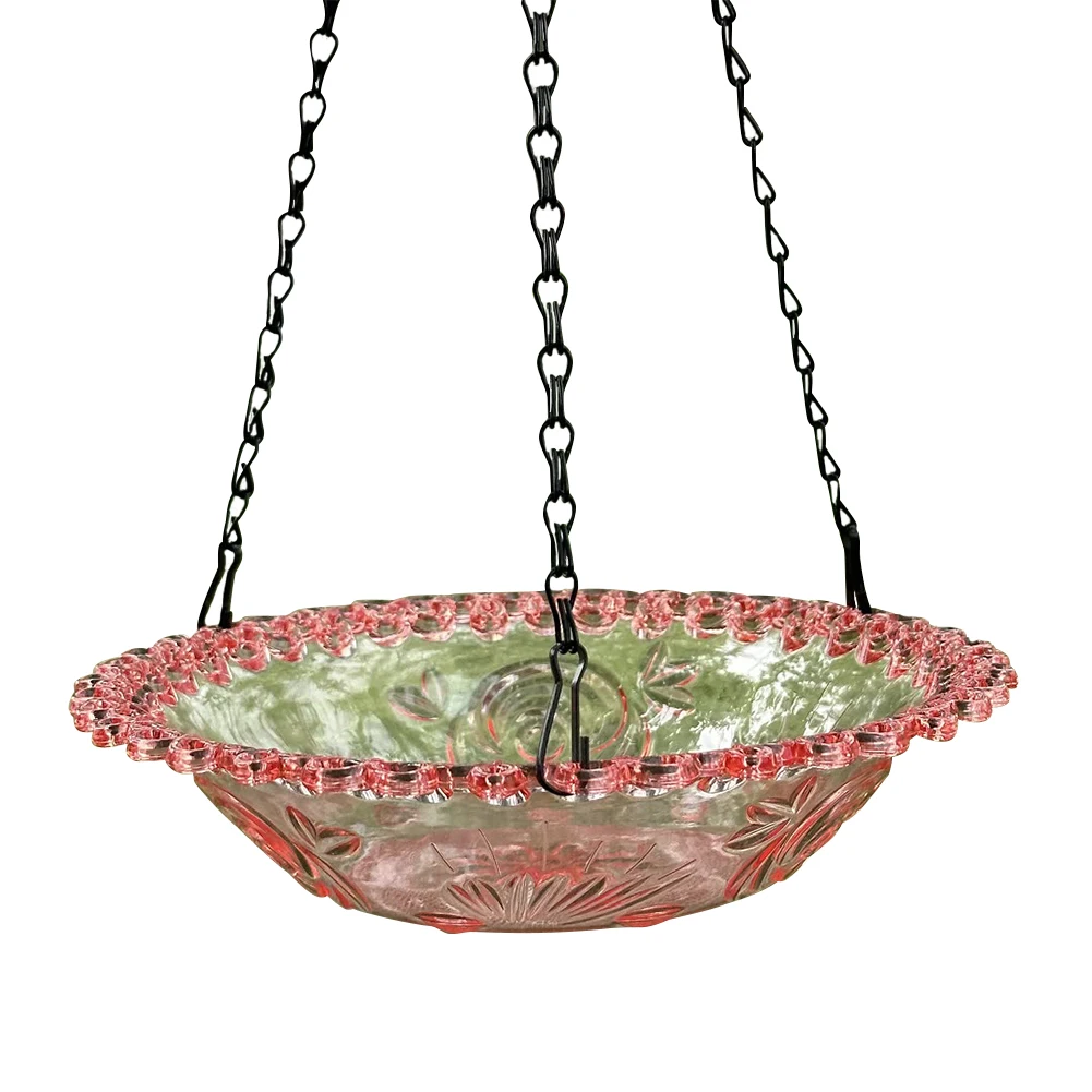 Подвесная кормушка для птиц уличный поднос питья и еды двора сада террасы товары