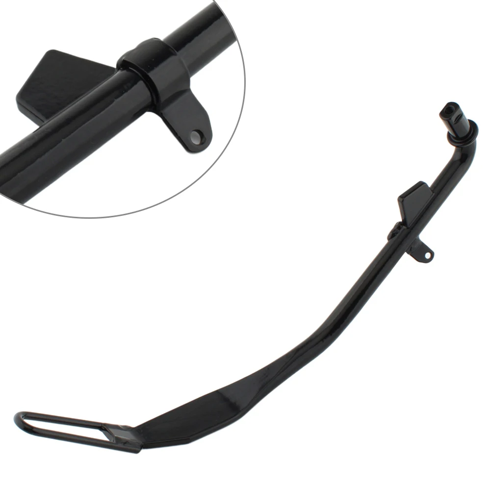 

1 шт. подставка для мотоцикла, боковая подставка для ног, поддержка 49704-90B для Harley Davidson DYNA FXD SUPER GLIDE 1995-2005, железный черный