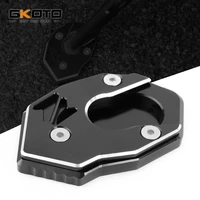 for kawasaki ninja 250 300 650 er6f er4f zx6r zx10r motorcycle cnc side stand pad plate kickstand enlarger support extension