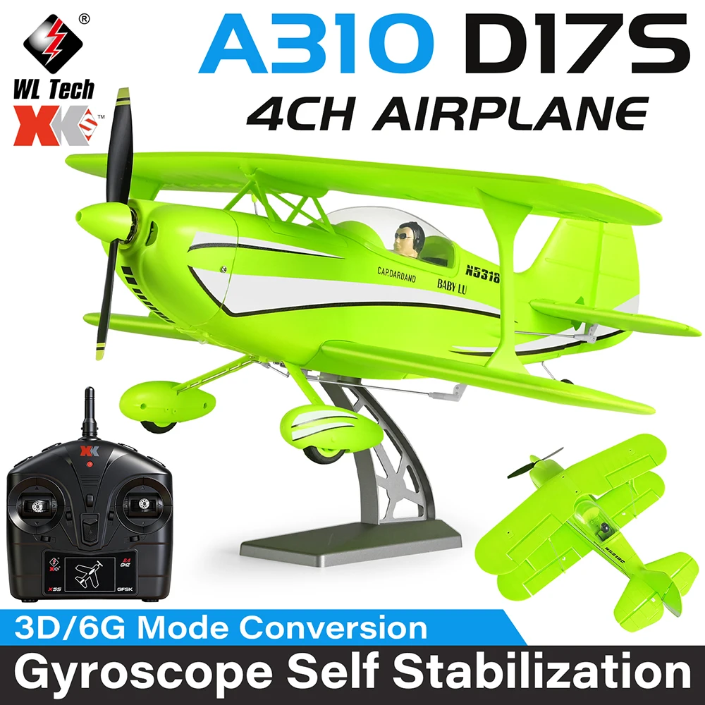 Фото Радиоуправляемый самолет Wltoys A310, 4 канала, система 3D/6G, бесщеточный двигатель, из пенопласта EPP, трюковый, 2,4 ГГц, стабильный полет, для начинающих №1