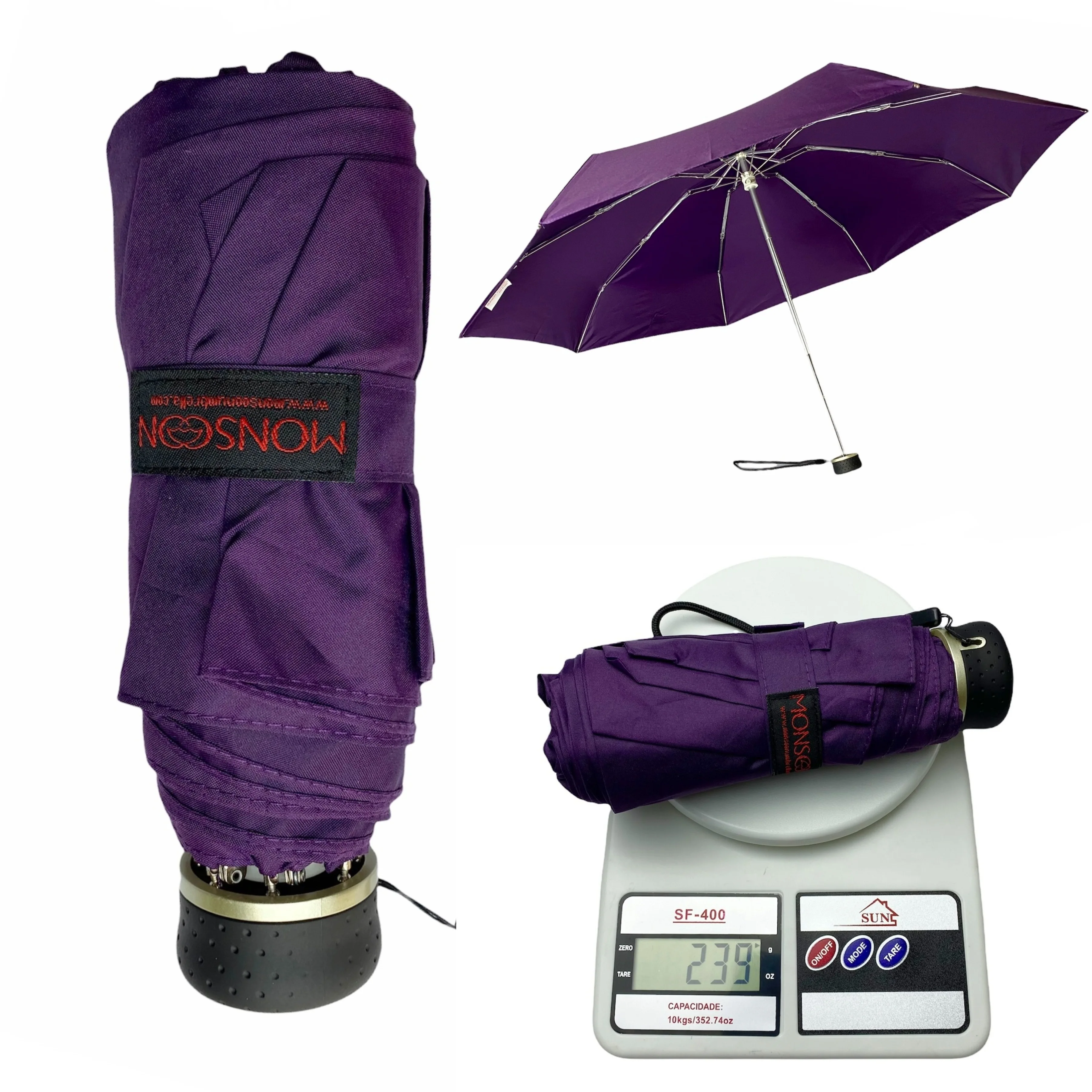 Зонт женский облегченный механический Monsoon купол 95см 8 спиц.