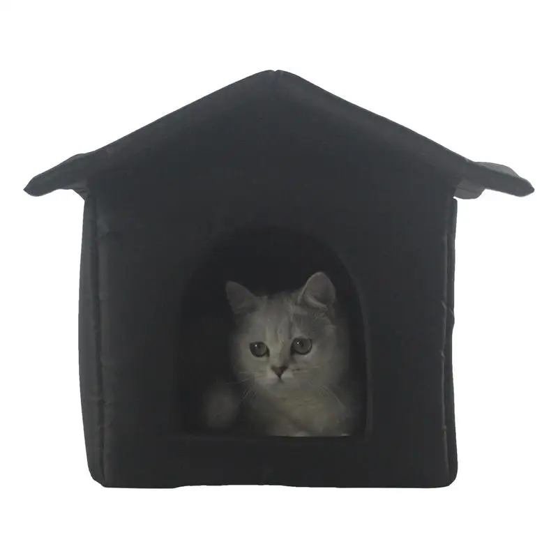 

Pet House For Outdoor Pet Shelter Waterproof Warm Oxford Cloth Cat House Soft Anti Slip Pet Accessories Dog House For Cats