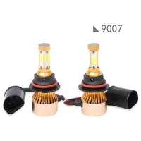 2pcs professional car led headlights bulbs lamps cob led chip ip67 waterproof x7 essential accessories