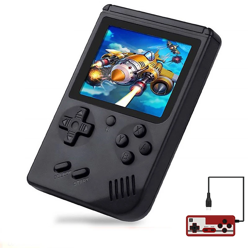 

800 Retro Console Double Handheld Game Player Battery 3.0 Inch LCD Built-in 400 Video Games Gift for Kids Classic Videoconsolas