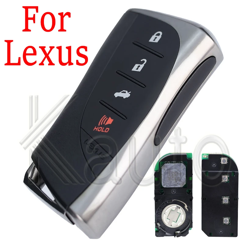 3/4 кнопки Smart Remote Key Lonsdor LT20-07EN для Lexus RX ES IS UX с логотипом 312/314 3 МГц 433 58/434 42 Чехол