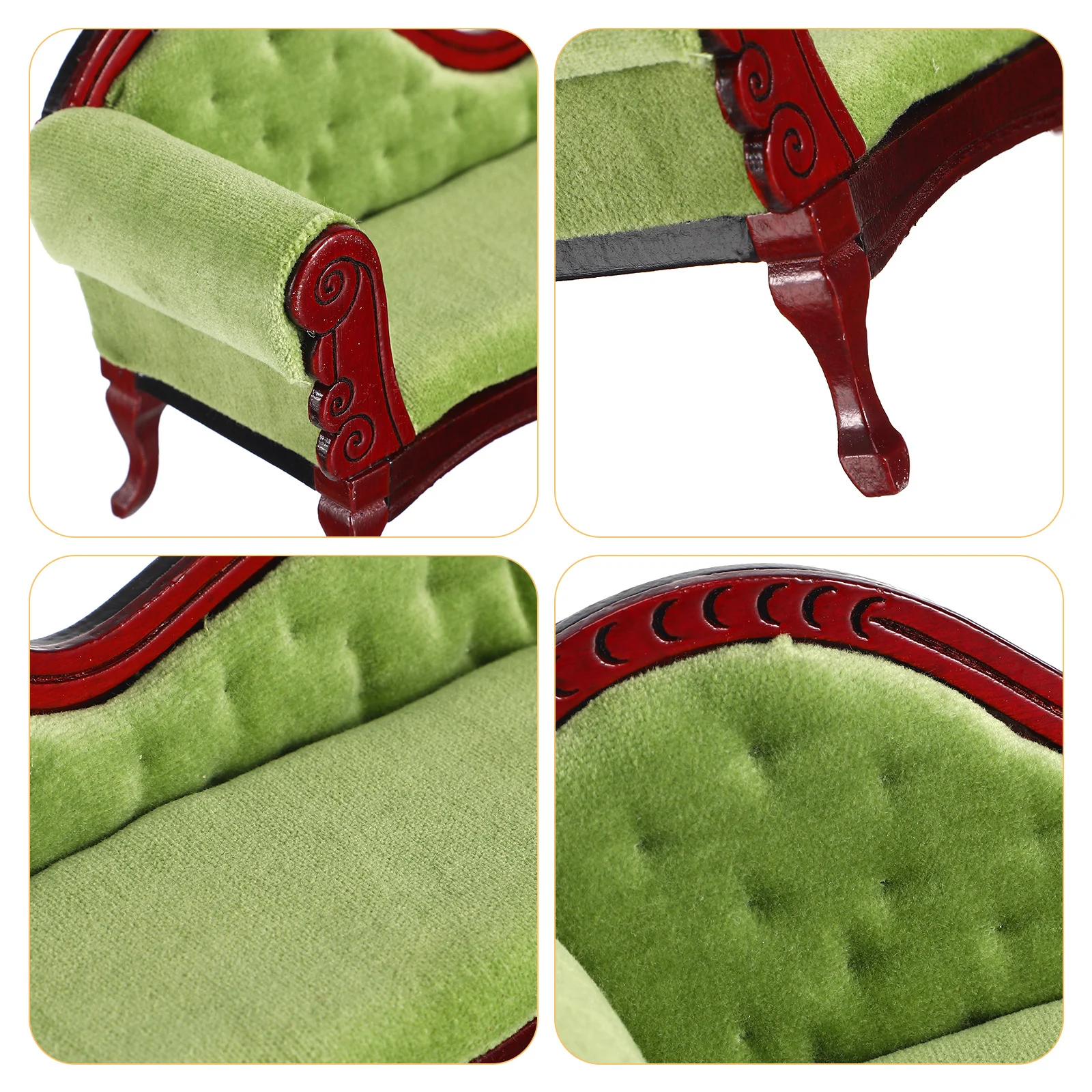 Миниатюрная мебель дом принцесса диван модель дивана кресло гостиная кукольный