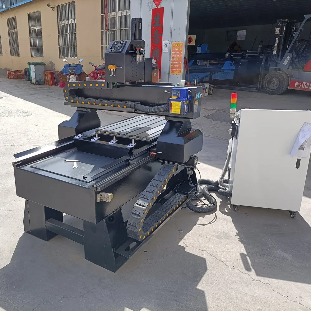 Фрезерный станок High Precision China 3 Axis 4 CNC Milling Machine 9060 Wood Router 6090 с автоматической сменой инструмента.