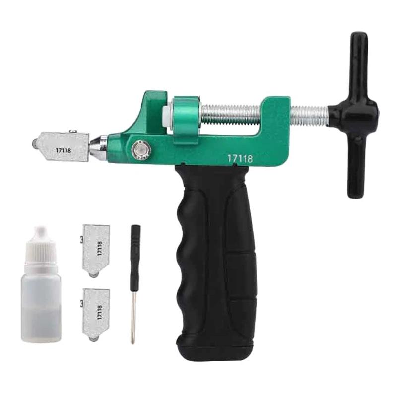 

Heavy Duty Glass Tile opener Cutting Tool Portable Mirror Cutting Kit for Marble Granite DIY Home Glass Tile Cutter