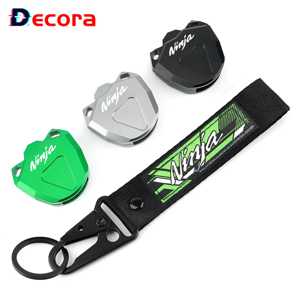 

For KAWASAKI Ninja 650 400 Ninja400 Ninja650 ZX6R ZX10R Z900 Z650 Z800 Z900RS Motorcycle Key Shell Cover Case Keyring Keychain