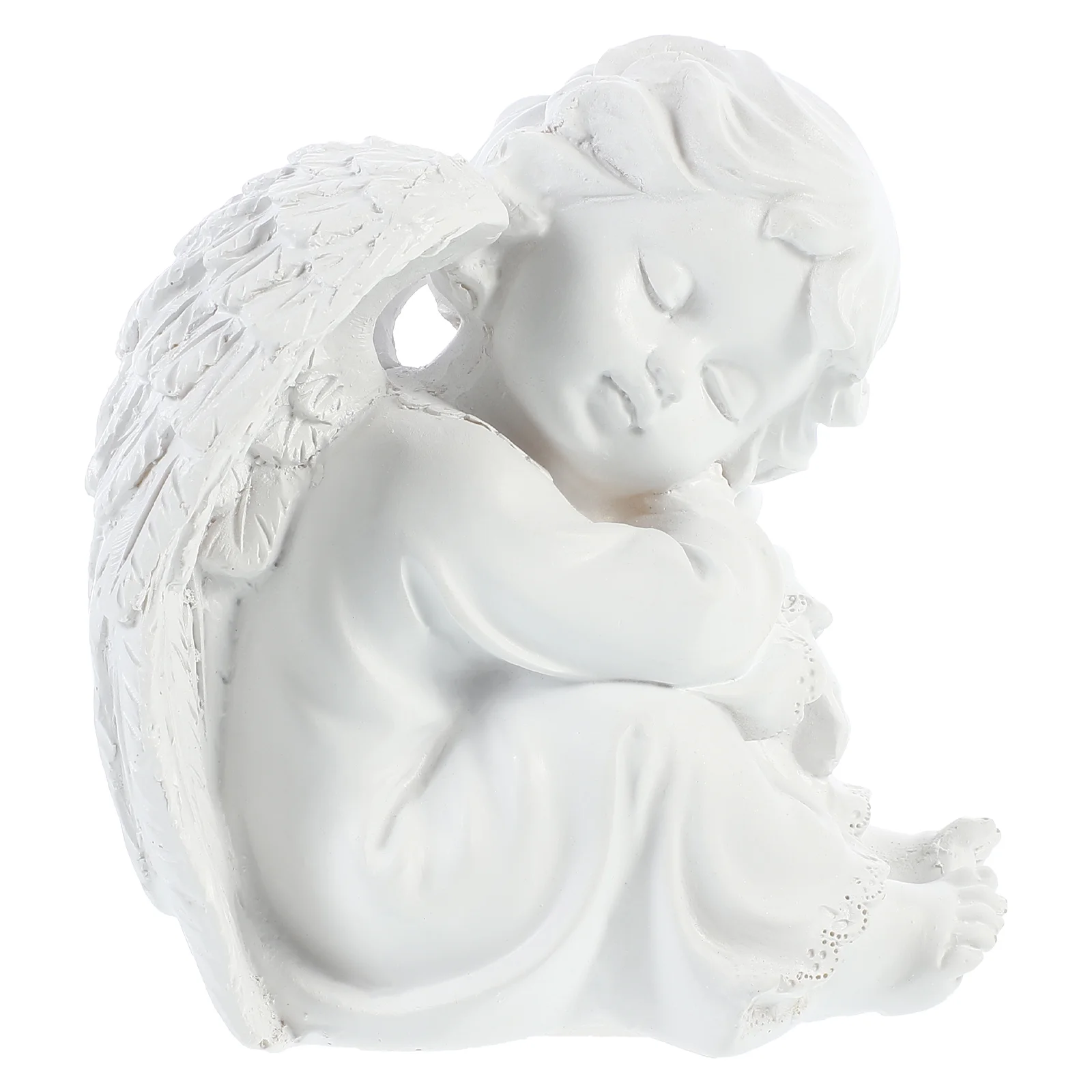 

Ornaments Resin Angel Cupid Figurine Decoration Home Kids Statue Remembrance Gifts Desktop Adornment