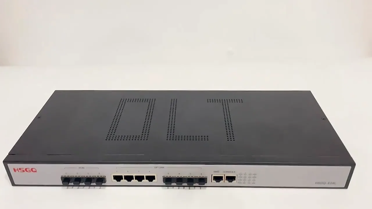 

HSGQ-E04L Ftth olt fiber optic equipment 4 port mini supply fttx solution Epon Olt