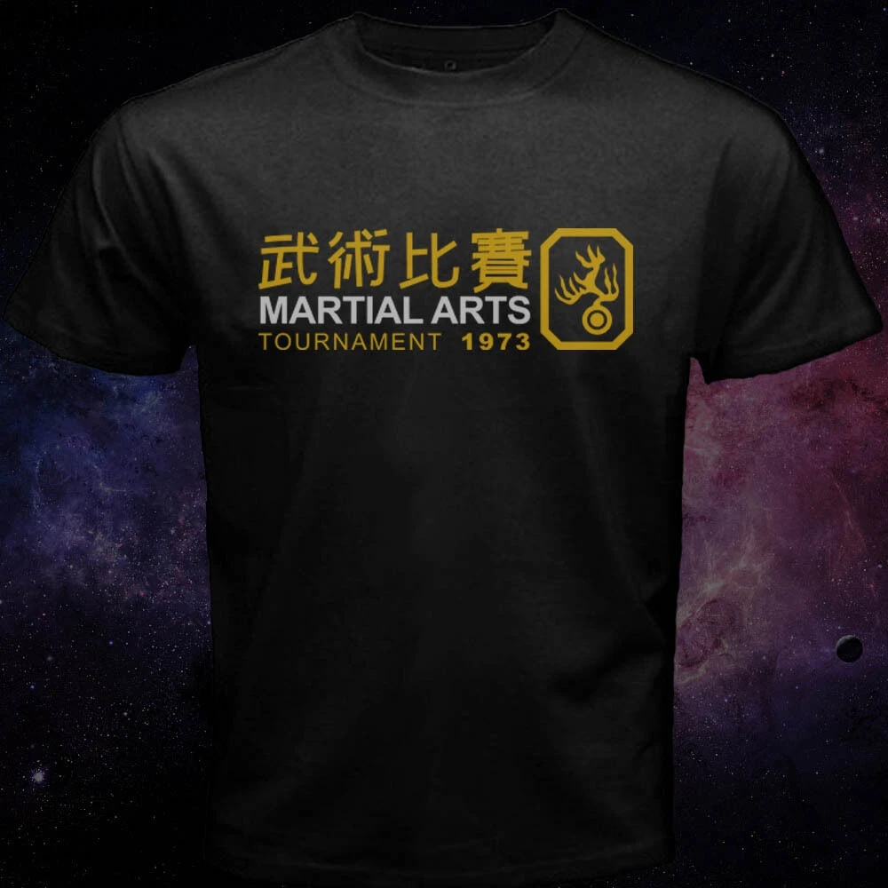 

Enter The Dragon Martial Arts Han Tournament Jeet Kune Do Kung Kungfu Shirt Summer shubuzhi Short Sleeve T Shirt