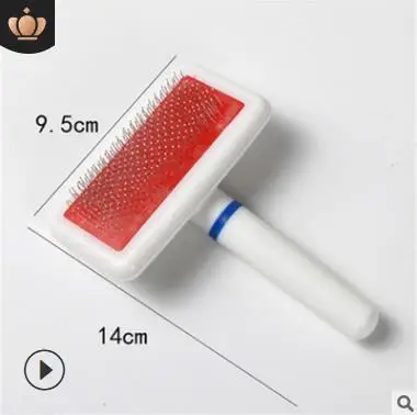 

Pet Needle Combs With Non-Slip Handle Small Medium Dog Hair Brushes Hair Removal Knotting Comb Grooming Supplies For Dogs Cats
