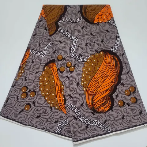 Африканская вощеная ткань принтом воск Анкары высокого качества, натуральный воск, мягкие хлопковые платья, швейный материал HL48