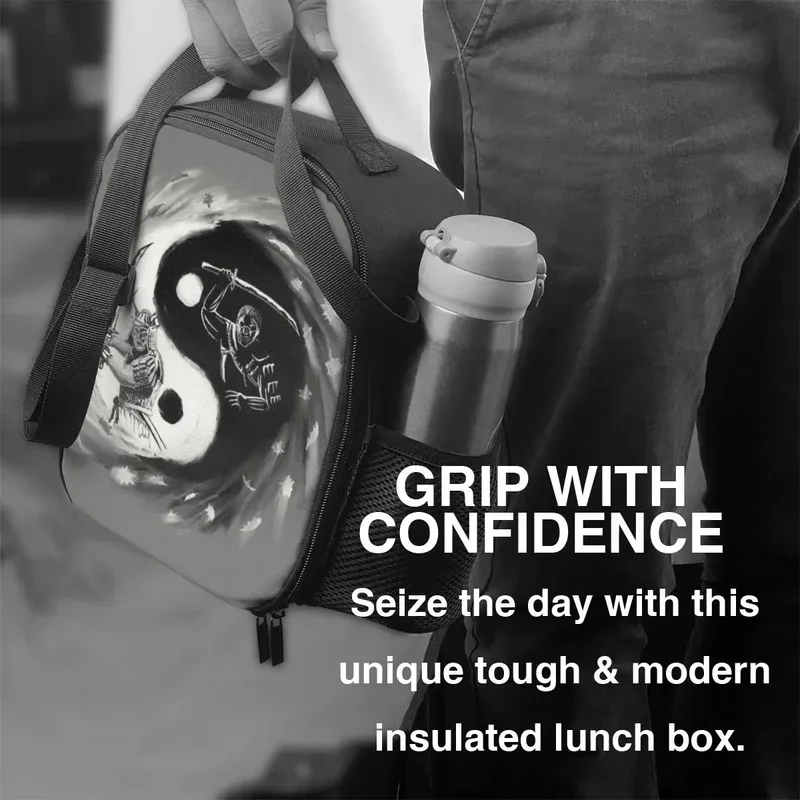 Хорошие и призрачные термоизолированные сумки для обеда Инь Ян японский