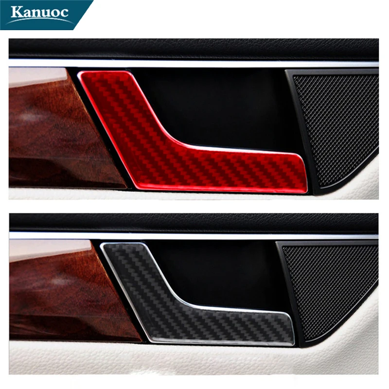 Наклейки из углеродного волокна для Mercedes Benz W204 W205 W211 W203 C E GLA GLC 2007-2013 внутренняя